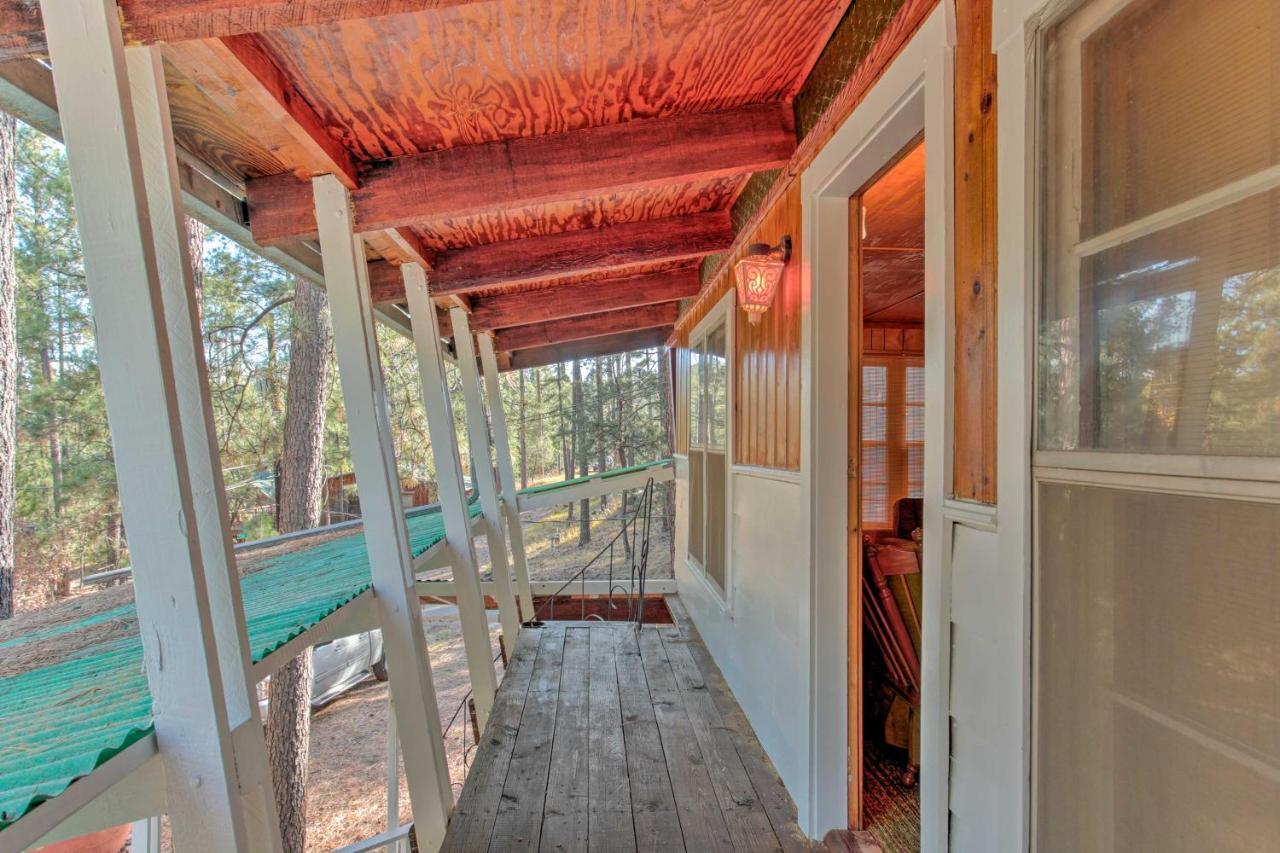 Ruidoso Cabin With Forest Views And Covered Porch Exterior foto